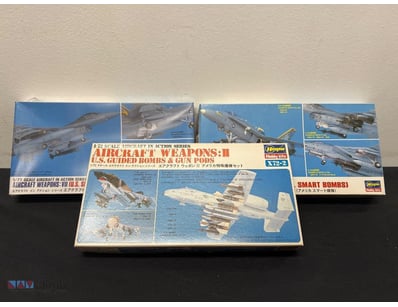 HASEGAWA 1/72 SCALE AIRCRAFT WEAPONS SERIES MODEL ...