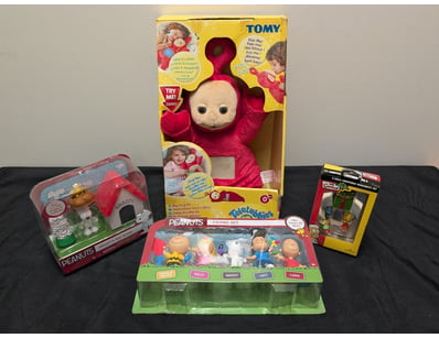 VINTAGE TOY COLLECTION - TELETUBBIES, PEANUTS & CH...