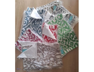 50pc lot of rectange cushion covers, mixed colours...