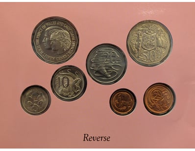 1981 AUSTRALIAN UNCIRCULATED COIN SET - ROYAL WEDD...