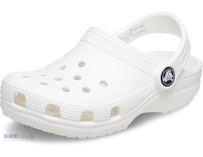 Crocs Kids Classic Clog (J2) - White - RETAIL RETU...