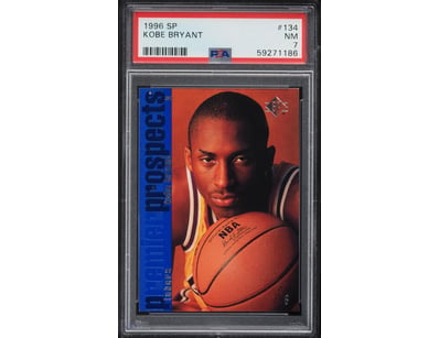 4 X KOBE BRYANT ROOKIE CARDS. FOUR DIFFERENT ICONI...