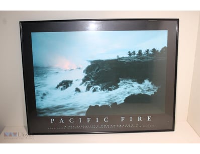 Framed Art Print “Pacific Fire” By Ron Dahlquist. ...