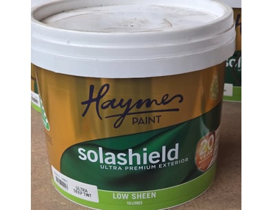 Haymes paint, solashield ultra premium exterior, l...