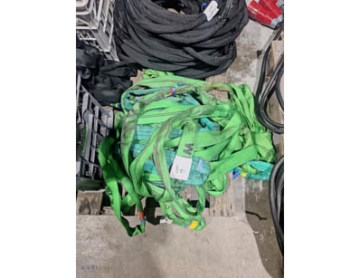 Lifting Slings, Green, 2T, Polyester, Various Leng...