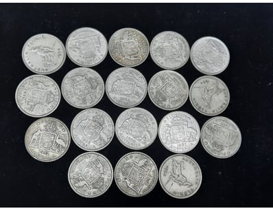 COLLECTIONS AUSTRALIAN FLORIN COINS.

Various Da...