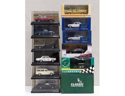 COLLECTION OF AUSTRALIAN CLASSIC DIE-CAST MODEL VE...