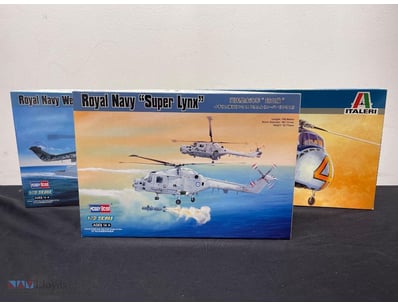 ITALERI ROYAL NAVY HELICOPTER MODEL KIT COLLECTION...