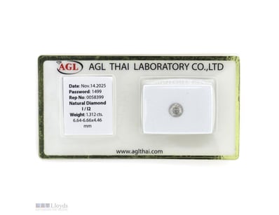 1.312CT CERTIFIED, NATURAL DIAMOND     

Round Bri...