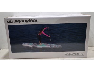 Aquaglide Cascade 10' inflatable drop stitch stand...