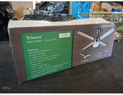 RRP $209.99 Martec Trisera Brushed Nickel 1200mm 4...