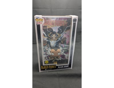 FUNKO POP COMIC COVERS #08 BLACK ADAM DC SUPER HER...