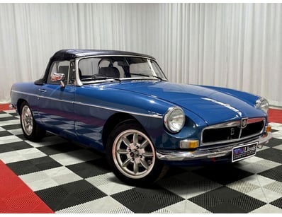 <b>1973 MGB Roadster - Blue - 20,206km - 1.8L Inli...