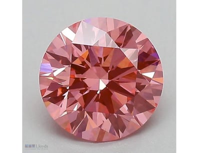 LAB GROWN DIAMOND ROUND 1.57CT PINK VS1        

 ...