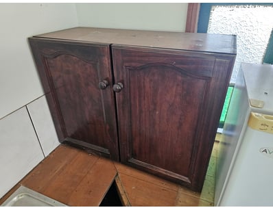 Wood cabinet, brown finish

Sold as lot

Onsite
...
