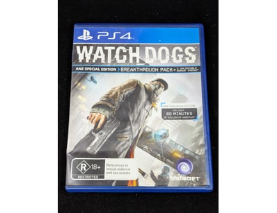 PS4 WATCHDOGS ANZ SPECIAL EDITION

Item Untested...