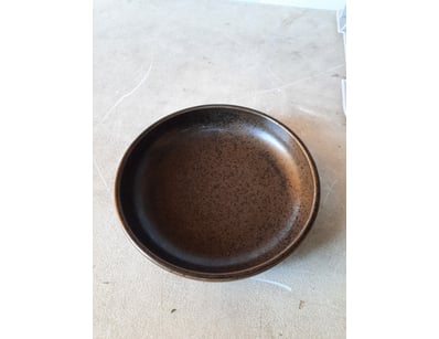 Bowls, black finish, diameter 22.5cm.

SOLD AS LOT...