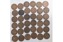 535 · COIN COLLECTION OF THREE DOZEN 1911-1936