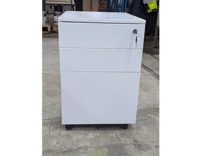 Office drawers, white, 3 drawers, 2 keys supplied
...