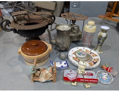 Assorted Items Including figurines, plates and mor...