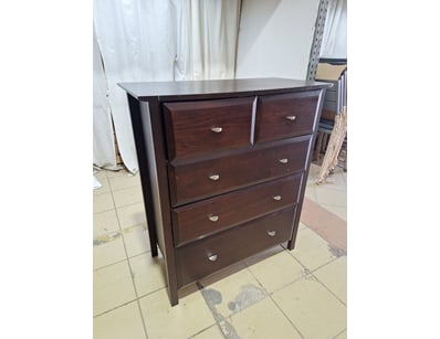 Chest Of Drawers, Timber Style, Brown Finish

Di...