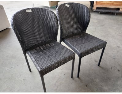 Outdoor Wicker Styled Dining Chairs

Dimensions:...