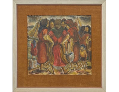 Artist Unknown, 
Original Oil Painting On Board, ...