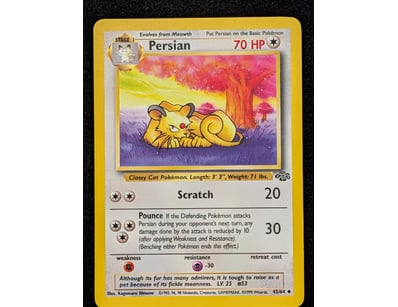 PERSIAN POKÉMON TRADING CARD - BASE SET #42/64

...
