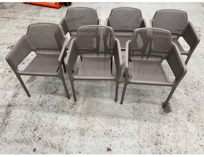 Chairs, Nardi, Grey/ Brown, Plastic, Freestanding,...
