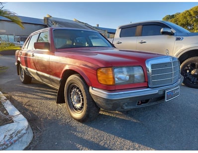 <b>1981 Mercedes-Benz 500 SEL - Red - 278,578km - ...