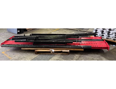 Assorted pallet lot of gym equipment

