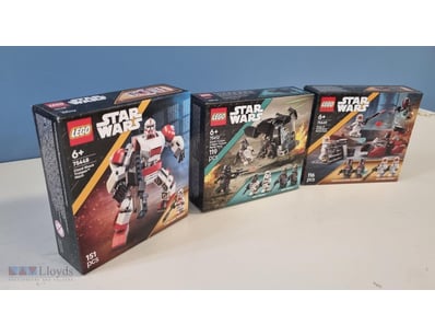 LEGO STAR WARS COLLECTION -THREE BUILDABLE FIGURE ...