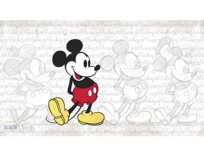 RRP $159 RoomMates Classic Mickey Mouse Spray and ...