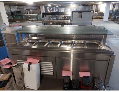 FPG heated drop-in bain-marie with 6 or 12 tray ho...