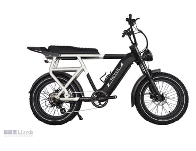 <b>REVER Summit 500W Electric Bike - Black + Silve...