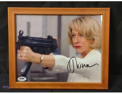 THIS IMAGE SHOWS A FRAMED, AUTOGRAPHED PHOTOGRAPH ...