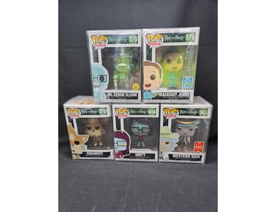 RICK AND MORTY FUNKO POP ANIMATION COLLECTION - 5 ...