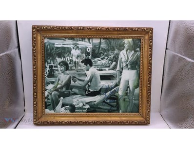 FRAMED AND SIGNED IMAGE OF ELVIS PRESLEY FROM THE ...