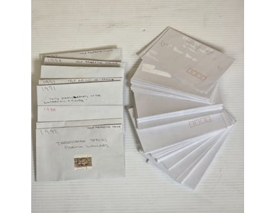 STAMPS, AUSTRALIAN STAMPS OVER 400 MIXED DATES INC...