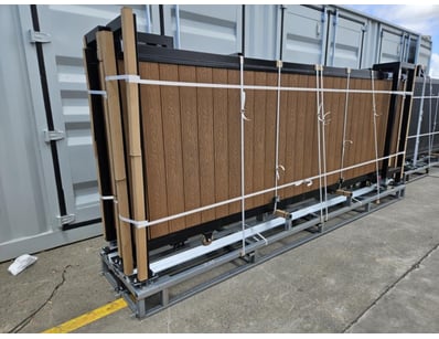 UNRESERVED BBQ House, Containers & Gates - Lot 10