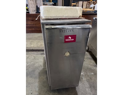 commercial freezer unit by Meritor, stainless stee...