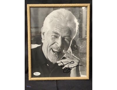AUTOGRAPHED PHOTOGRAPH OF JAMES COBURN.

Item Size...