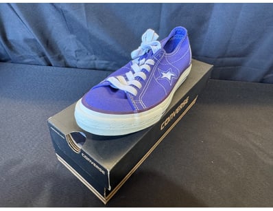 CONVERSE ONE STAR PLATFORM SNEAKER - PURPLE CANVAS...