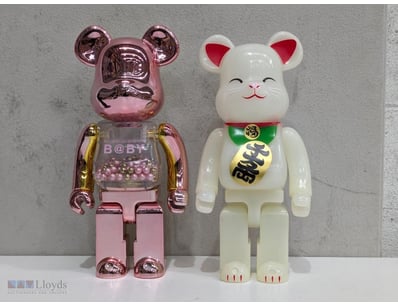 BEARBRICK COLLECTIBLE FIGURES - BABY & MANEKI-NEKO...