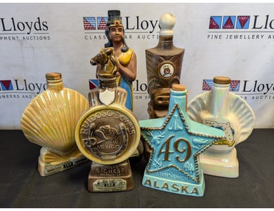 COLLECTION OF JIM BEAM CERAMIC WHISKY DECANTERS
...