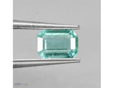 NATURAL 0.58CT EMERALD CUT GREEN EMERALD     

Nat...