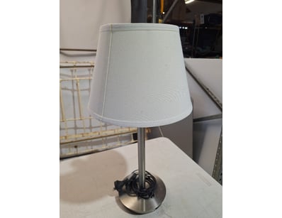 Table Lamp With Metal Style Base

