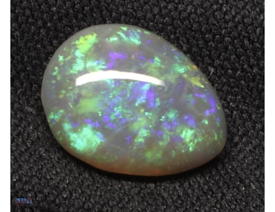 LIGHTNING RIDGE SOLID CRYSTAL OPAL, .87 CARATS,   ...