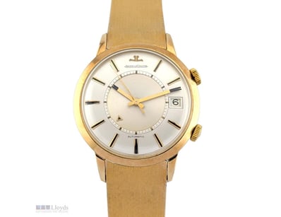 JAEGER LECOULTRE E855 VINTAGE GOLD MEMOVOX ALARM 3...