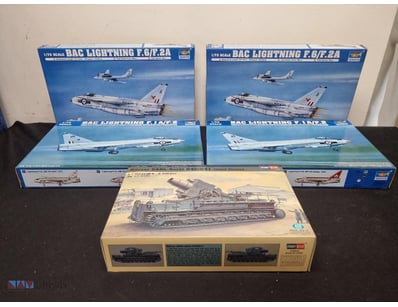 COLLECTION OF FOUR 1/72 SCALE MILITARY MODEL KITS ...